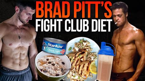 brad pitt fight club diet workout